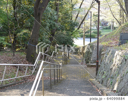 愛宕第一公園へ続く階段(多摩市) 愛宕第一公園へ続く階段(多摩市) 64099884