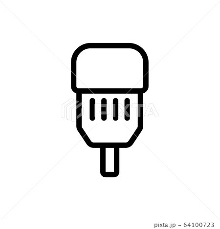 electric motor the modern icon vector outline illustration 64100723