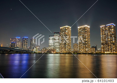 晴海 夜景 64101403