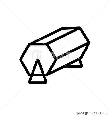 bingo lottery icon vector outline illustration 64101897