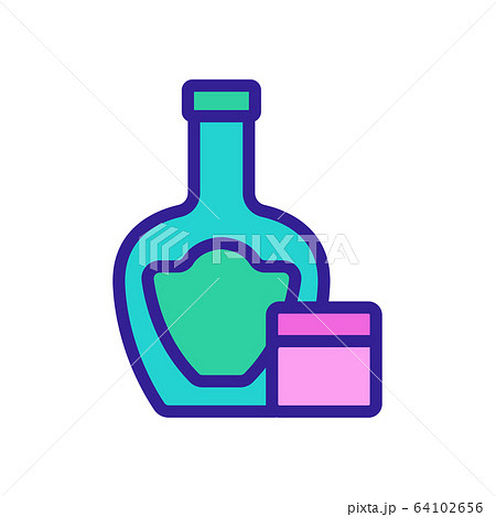 cognac bottle glass icon vector outline illustration cognac bottle glass icon vector outline illustration 64102656