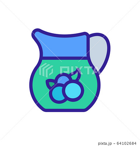 blueberry juice icon vector outline illustration blueberry juice icon vector outline illustration 64102684