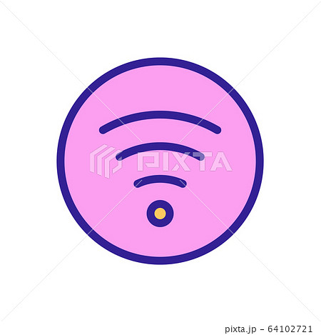 Internet wireless icon vector outline illustration Internet wireless icon vector outline illustration 64102721