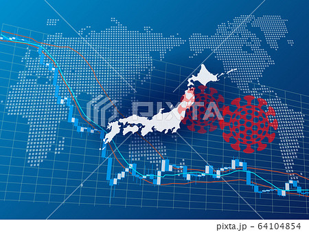 日本経済に影響を与えるコロナウイルス 64104854