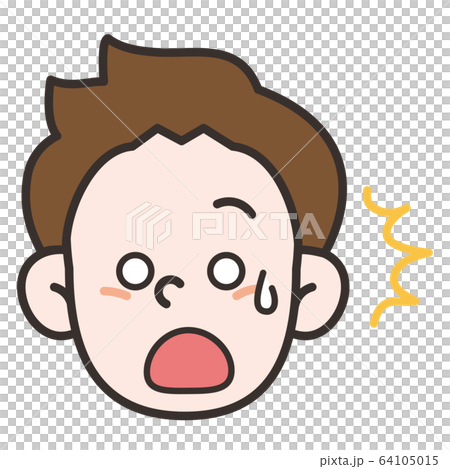 Scared Face Boy Clip Art - Scared Face Boy Image