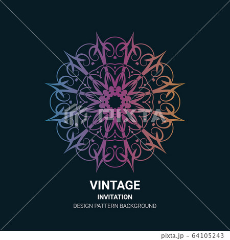 Illustration rich background. Abstract background. Rounded line geometric shapes 64105243