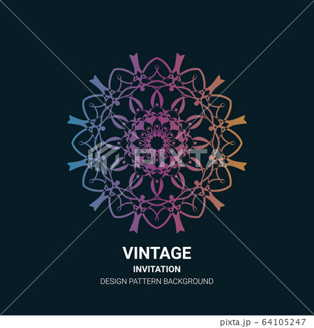 Illustration rich background. Abstract background. Rounded line geometric shapes 64105247
