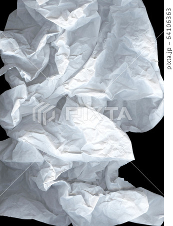 Large light elegant cloud of crumpled paper on a Large light elegant cloud of crumpled paper on a 64106363