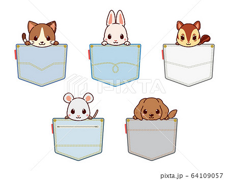 ポケットアニマル1のイラスト素材