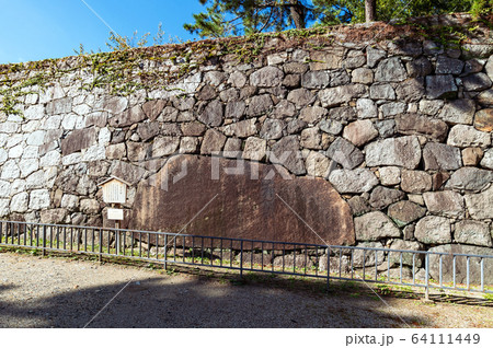 【愛知県名古屋市】国の特別史跡名古屋城清正石 64111449