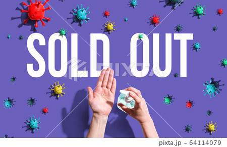 Sold out theme with hand sanitizer Sold out theme with hand sanitizer 64114079