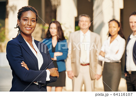 Beautiful confident businesswoman 64116107