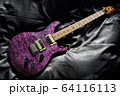 エレキギター  パープル 64116113