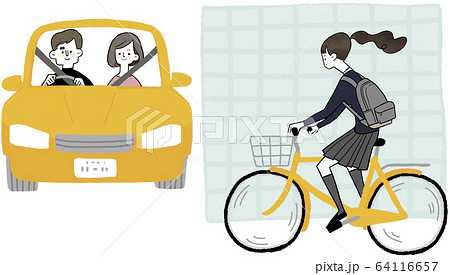 交通事故　自転車 64116657