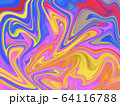 絵具を描き混ぜたような抽象画 64116788