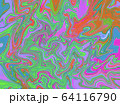 絵具を描き混ぜたような抽象画 64116790
