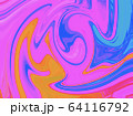 絵具を描き混ぜたような抽象画 64116792