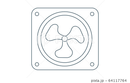 Desktop cooling fan icon - Computer cooling fan sign Desktop cooling fan icon - Computer cooling fan sign 64117764