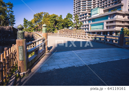 皇居 和田倉橋 東京都千代田区の写真素材