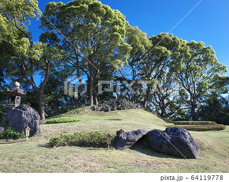 清澄庭園　富士山 64119778