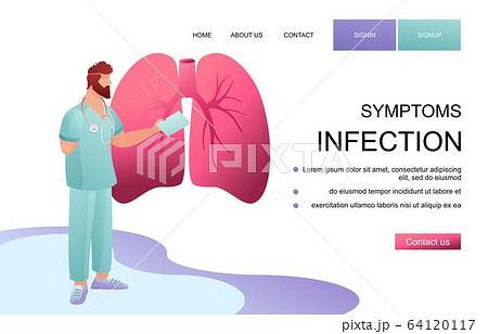 pneumonia epidemic epidemiologist concept banner 64120117