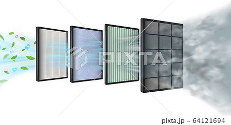 The new Multi-layer air filter efficiency technology consists of multiple filter layers. Coarse fibers, carbon layers, HEPA filter, fabric layers, air purification layer, protecting against PM2.5. The new Multi-layer air filter efficiency technology consists of multiple filter layers. Coarse fibers, carbon layers, HEPA filter, fabric layers, air purification layer, protecting against PM2.5. 64121694