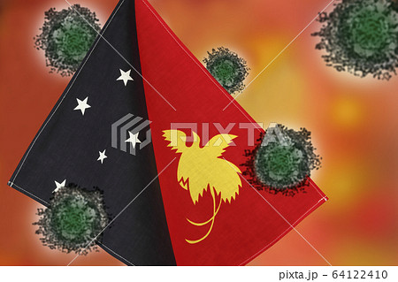 世界中の国々に広がるコロナウイルスのイメージ画像 64122410