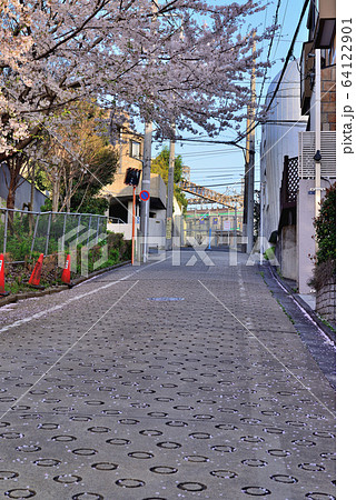 代々木上原駅周辺 さくら並木の住宅街 代々木上原駅周辺 さくら並木の住宅街 64122901