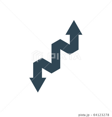 Double Arrow Logo design. AU letters logo concept. Brand business identity. Stock Vector illustration isolated on white background. 64123278