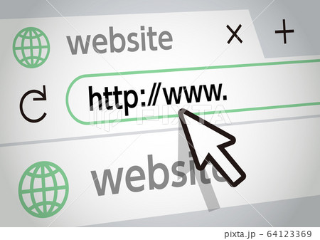 SSL化されていないウェブサイトアドレス 64123369