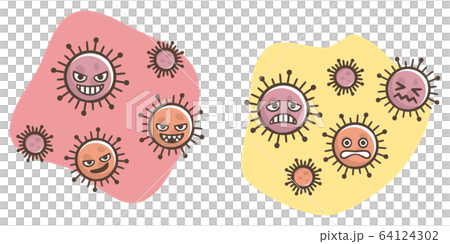 コロナウイルス ウイルス 退治のイラスト素材