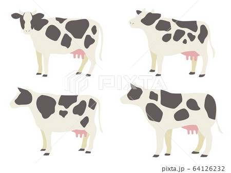 牛のイラストセット 64126232