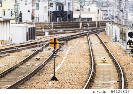 鉄道　線路イメージ 64126337