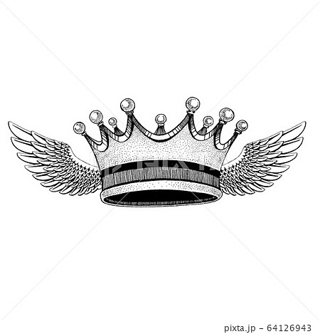 Crown. Cool emblem for rock festival, tee,... - Stock Illustration  [64126943] - PIXTA