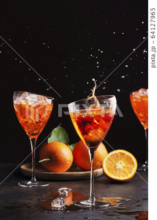 Italian aperol cocktail Italian aperol cocktail 64127965