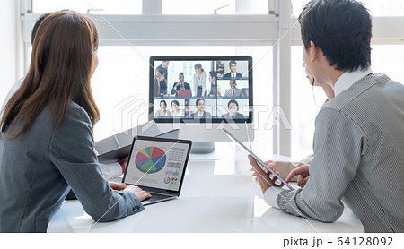 テレビ会議 64128092