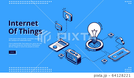 Landing page of IoT technologies in smart home Landing page of IoT technologies in smart home 64128221