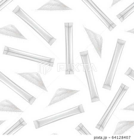 Realistic 3d Detailed Blank Packing Stick Template Mockup Seamless Pattern Background. Vector Realistic 3d Detailed Blank Packing Stick Template Mockup Seamless Pattern Background. Vector 64128407