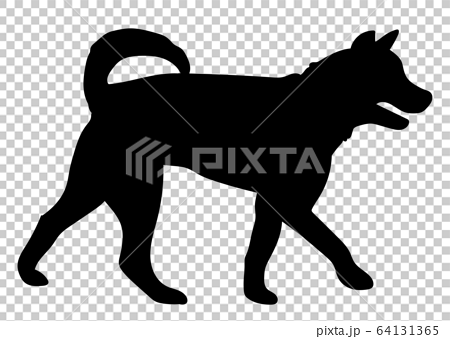 Dog Silhouette Animal Dog Stock Illustration