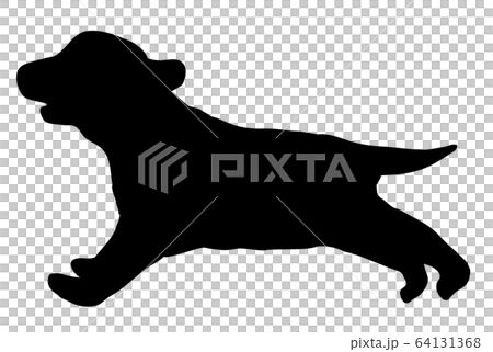 犬シルエット 動物 犬 ゴールデンレトリバーの子供 子犬のイラスト素材 犬シルエット 動物 犬 ゴールデンレトリバーの子供 子犬のイラスト素材