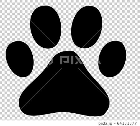 犬シルエット 動物 犬の足跡 柴犬 秋田犬 北海道犬 紀州犬のイラスト素材