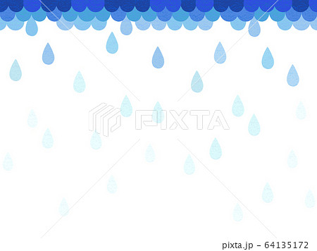 しずく 雨 背景素材のイラスト素材