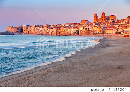 Cefalu. Sicily. Old city. Cefalu. Sicily. Old city. 64135204