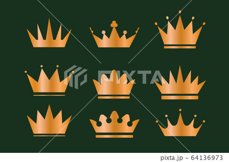 Gold Crowns Set 64136973