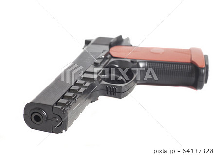 Gun isolated on white background 64137328