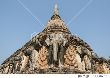 ASIA THAILAND SUKHOTHAI WAT CHANG LOM 64138766