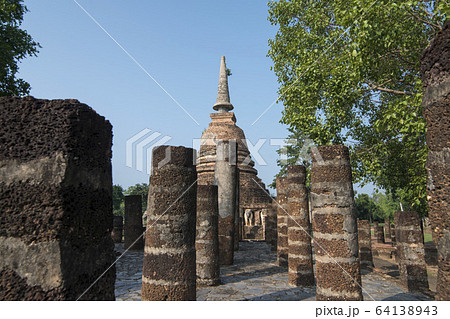 ASIA THAILAND SUKHOTHAI WAT CHANG LOM ASIA THAILAND SUKHOTHAI WAT CHANG LOM 64138943