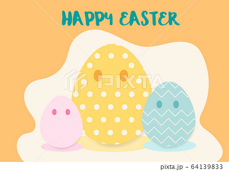 Easter Eggs For Happy Easter Holiday 64139833