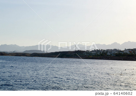Landscape of the blue sea in the water  64140602