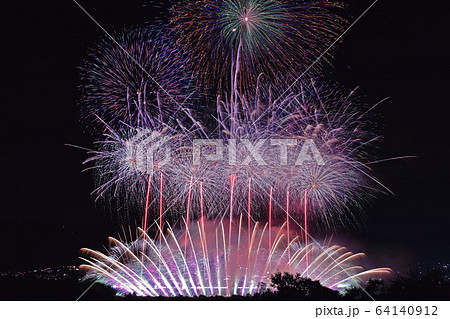 にし阿波の花火「テーマファイア」 64140912